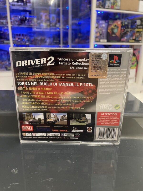 SONY PS1 Driver 2 Back on the Streets Platinum Sony Playstation Pal ita - immagine 3