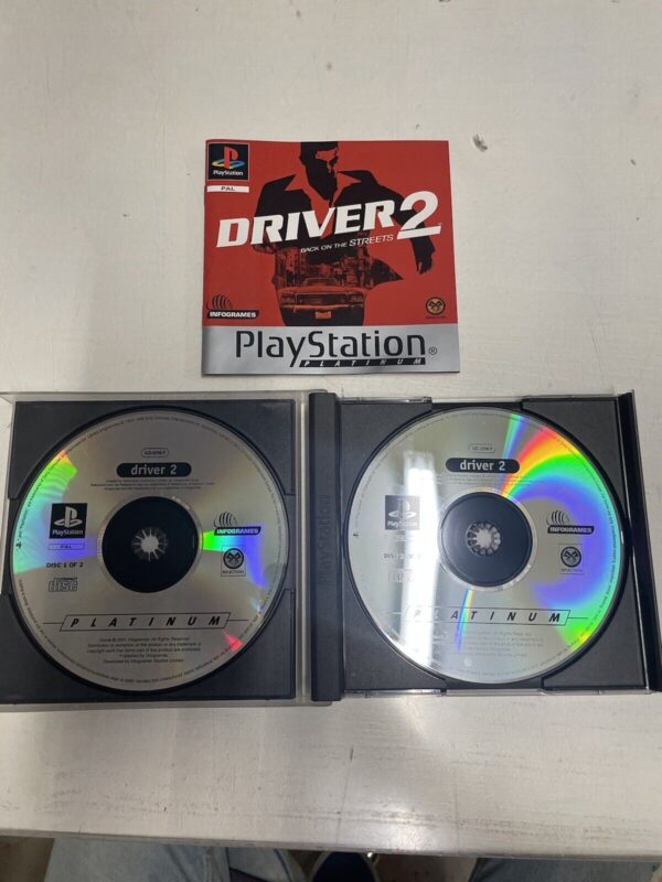 SONY PS1 Driver 2 Back on the Streets Platinum Sony Playstation Pal ita - immagine 6