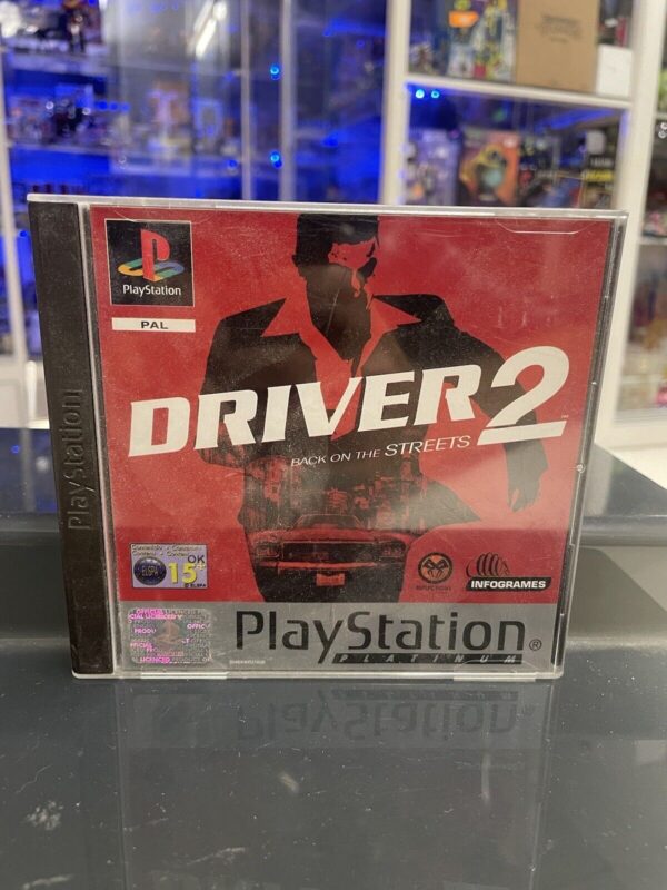 SONY PS1 Driver 2 Back on the Streets Platinum Sony Playstation Pal ita
