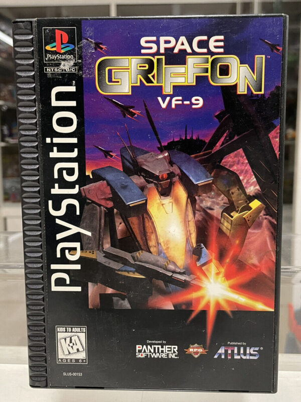 SONY Playstation SPACE GRIFFON VF-9 PS1 NTSC/CANADA Atlus Sony