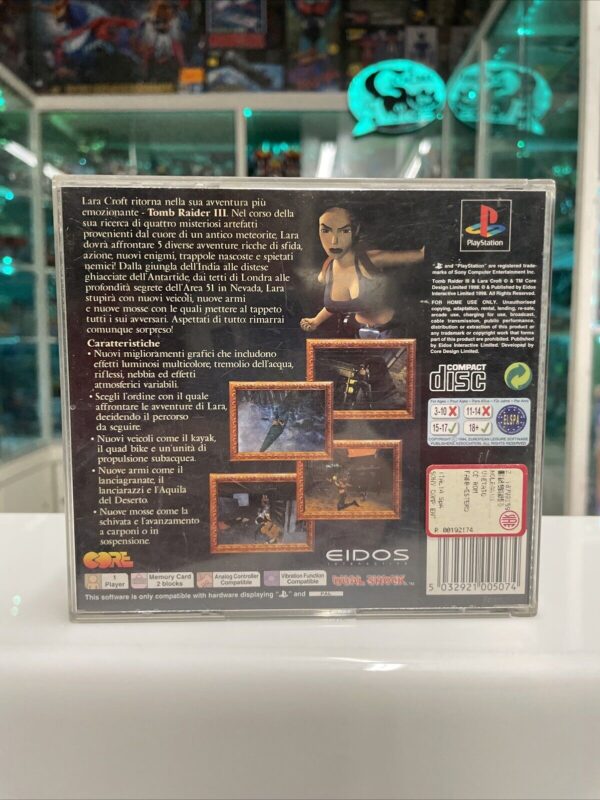 SONY Ps1 - Tomb Raider III 3 - Sony Playstation Pal - immagine 3