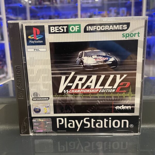 SONY Ps1 V-RALLY 2 best of Sony Playstation Pal
