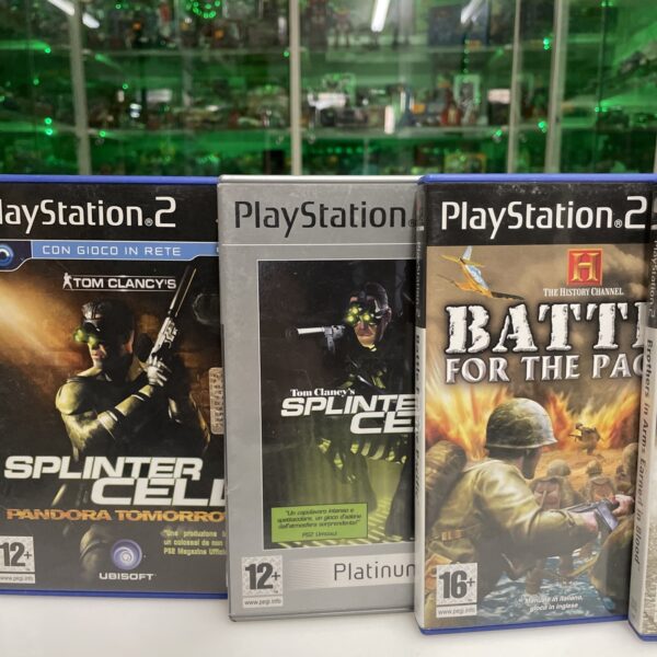 SONY Ps2 Lotto 5 Giochi Di Guerra Splinter Cell / Rainbow Six Pal Ita - immagine 3