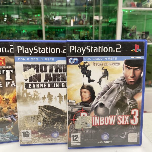 SONY Ps2 Lotto 5 Giochi Di Guerra Splinter Cell / Rainbow Six Pal Ita - immagine 4