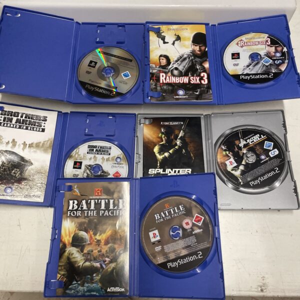 SONY Ps2 Lotto 5 Giochi Di Guerra Splinter Cell / Rainbow Six Pal Ita - immagine 6