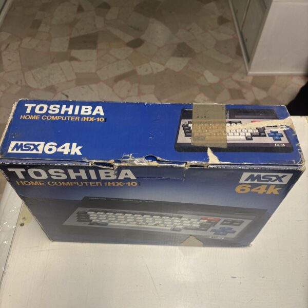 TOSHIBA MSX 64K  HX-10 + Joystick HX-J400 + PANASONIC tape RQ-2104 + GAMES lotto - immagine 5