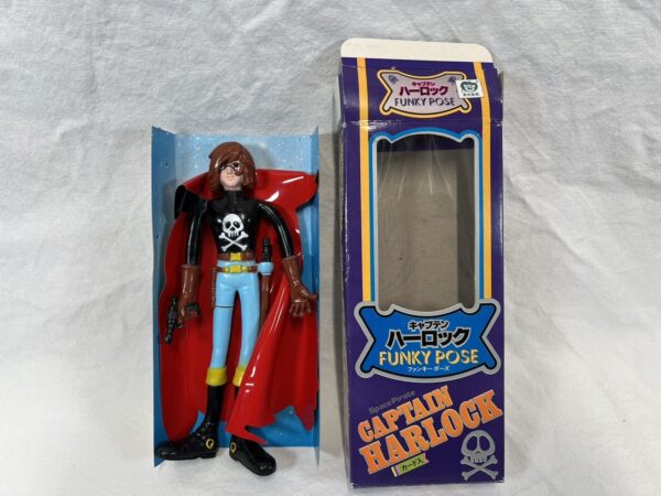 Takatoku Japan Vintage Captain Harlock Blue Pants Raro 1970s - immagine 8