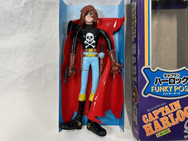 Takatoku Japan Vintage Captain Harlock Blue Pants Raro 1970s - immagine 10
