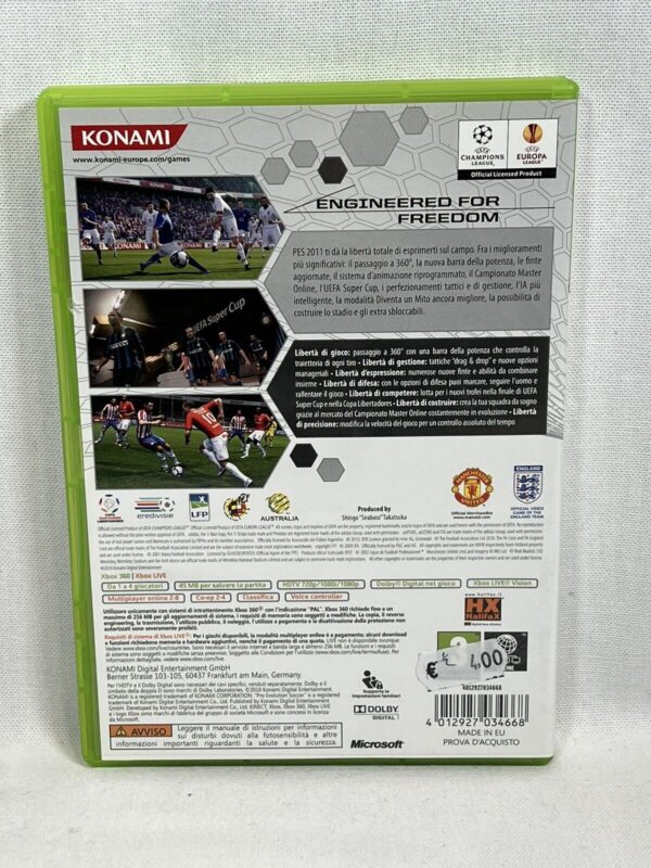 XBOX 360  Videogioco - Pes 2011 Pal Ita - immagine 5
