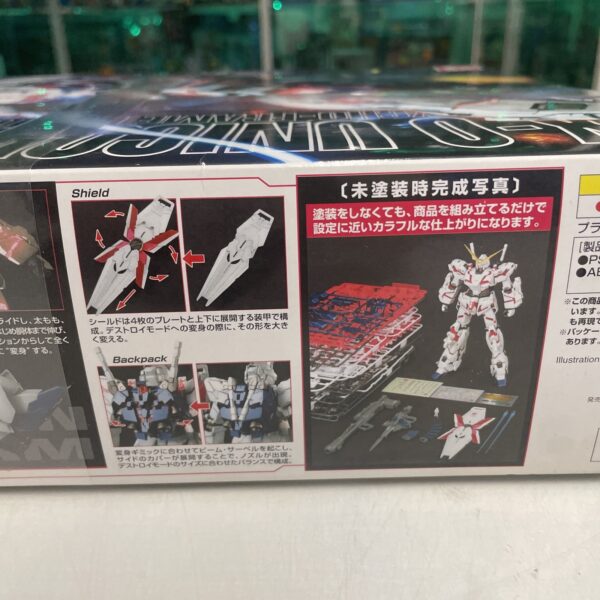 Bandai Master Grade MG 1/100 Mobile Suit Gundam RX-O UNICORN Full Psycho - immagine 8
