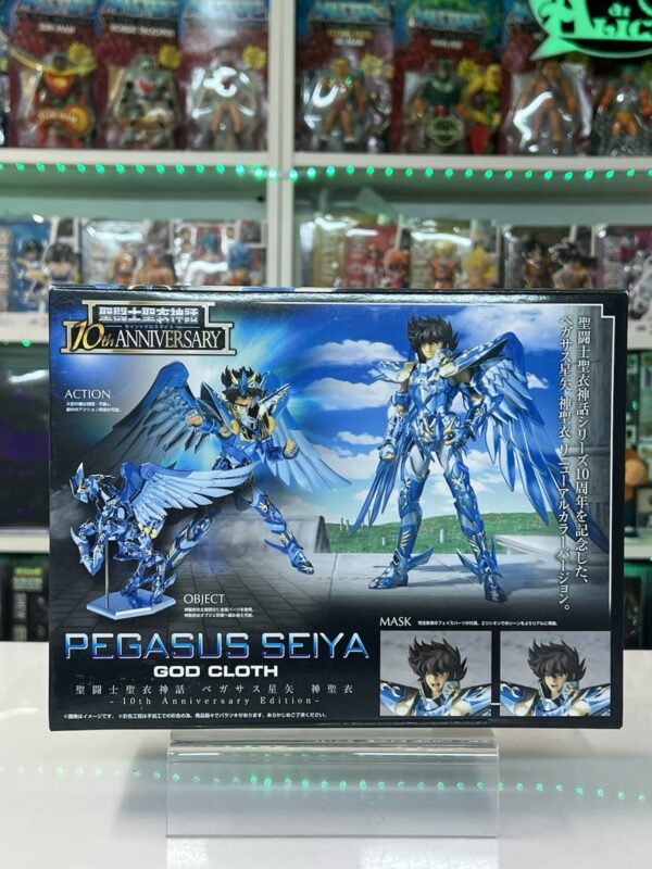 Bandai Myth Cloth - Hades Series - Pegasus Seiya V4 God Cloth 10th Anniversary - immagine 4