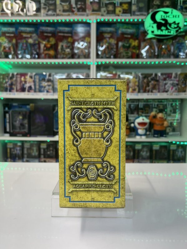 Bandai Saint Seiya Myth Cloth Serie Gold Camus Aquarius Acquario Box Adesivo ITA - immagine 3