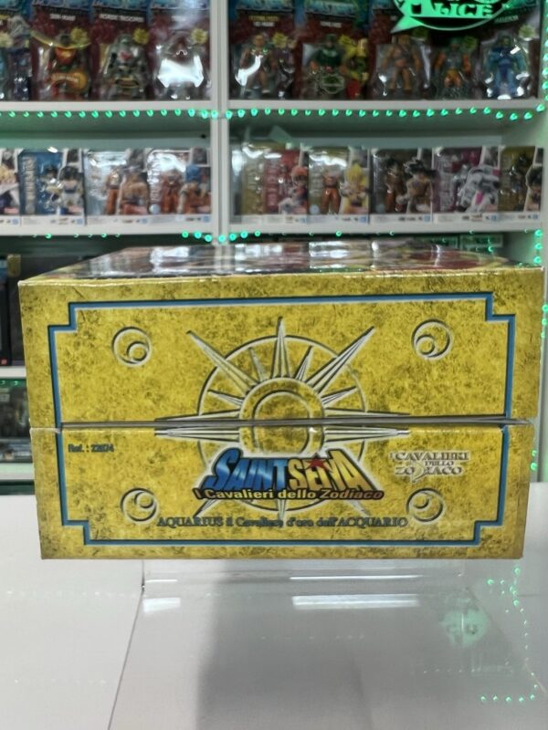 Bandai Saint Seiya Myth Cloth Serie Gold Camus Aquarius Acquario Box Adesivo ITA - immagine 6