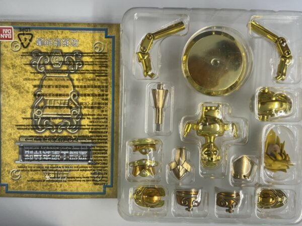 Bandai Saint Seiya Myth Cloth Serie Gold Camus Aquarius Acquario Box Adesivo ITA - immagine 10