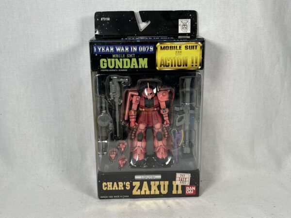Bandai Serie mobile suit in action MS-06S Char’s Zaku - immagine 3