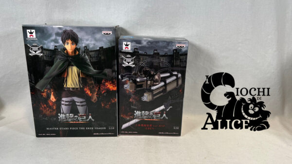 Banpresto MSP Attack On Titan Eren + Pack movimento 3D
