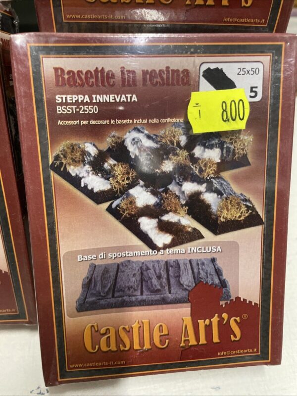 CASTLE ART'S BSRV- Basette in Resina Effetto STEPPA INNEVATA Lotto C - immagine 3