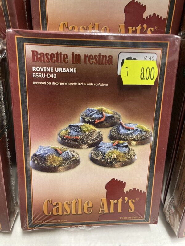 CASTLE ART'S BSRV- Basette in Resina - Pianeta Roccioso + Rovine Urbane Lotto - immagine 3