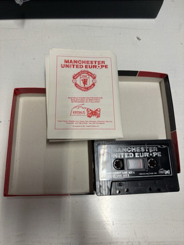 Commodore C64 Manchester United Europe Commodore Cassette Box - immagine 6