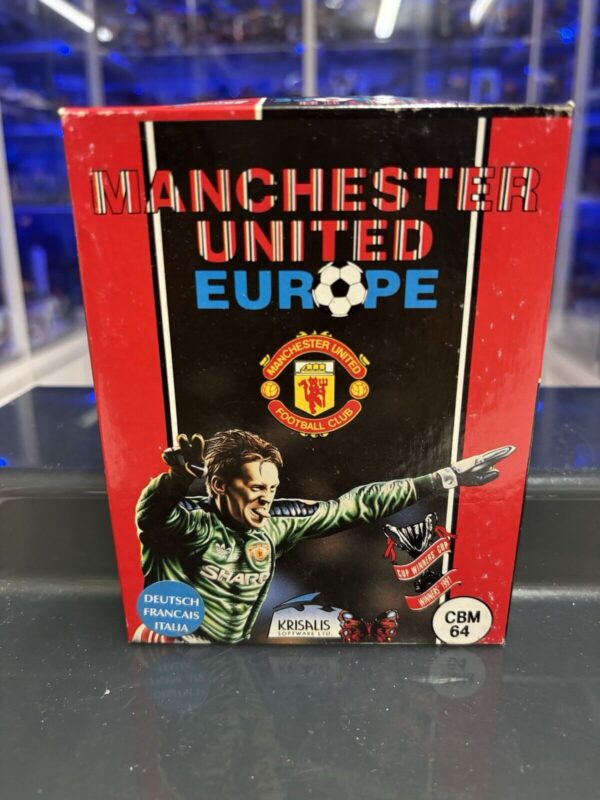 Commodore C64 Manchester United Europe Commodore Cassette Box