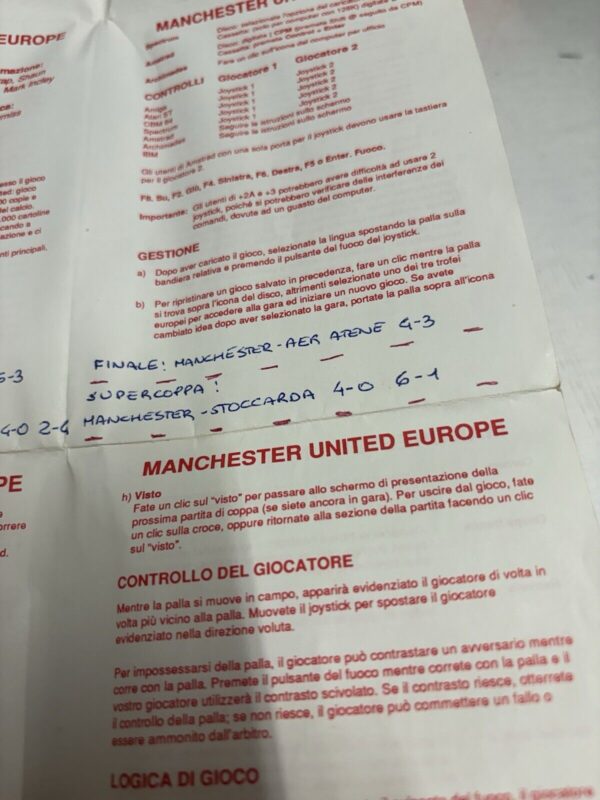 Commodore C64 Manchester United Europe Commodore Cassette Box - immagine 8