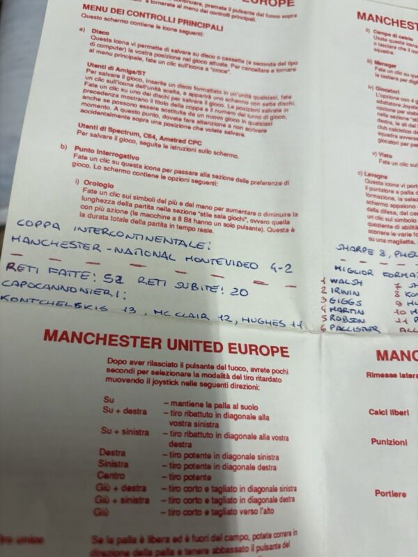 Commodore C64 Manchester United Europe Commodore Cassette Box - immagine 9