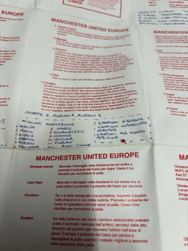 Commodore C64 Manchester United Europe Commodore Cassette Box - immagine 10