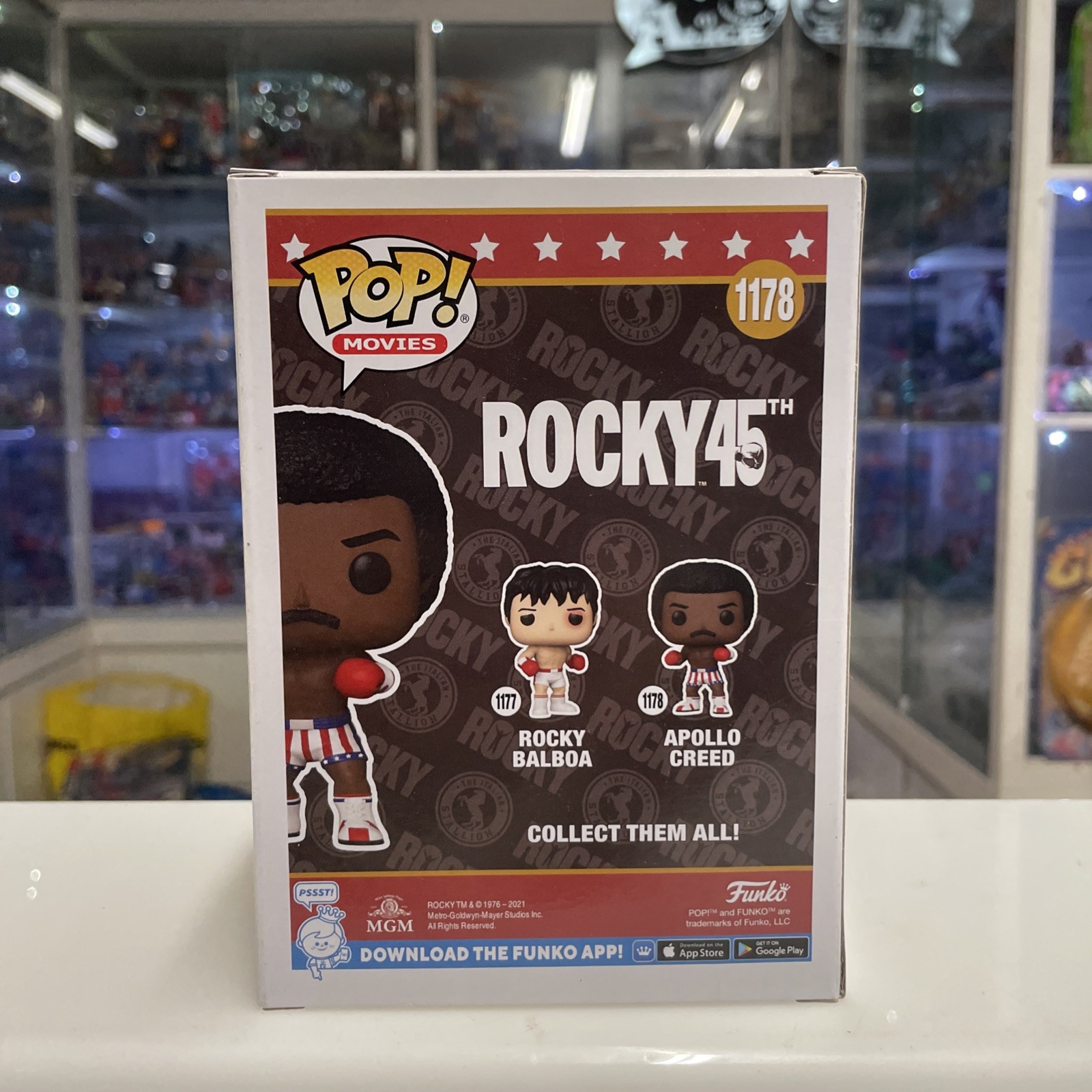 FUNKO POP Movies Rocky 45 # 1178 Apollo Creed - immagine 3