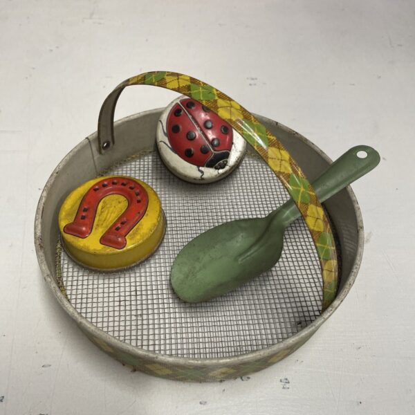 Giochi da Spiaggia Mare anni 40/50 in LATTA Tin Toys Vintage