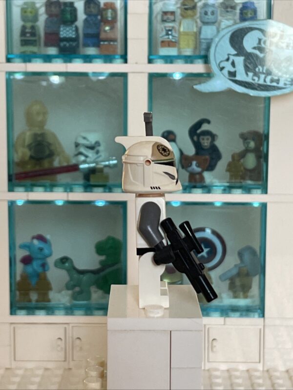 LEGO Minifigure - CLONE TROOPER GUNNER sw0221  - STAR WARS minifigures - immagine 5
