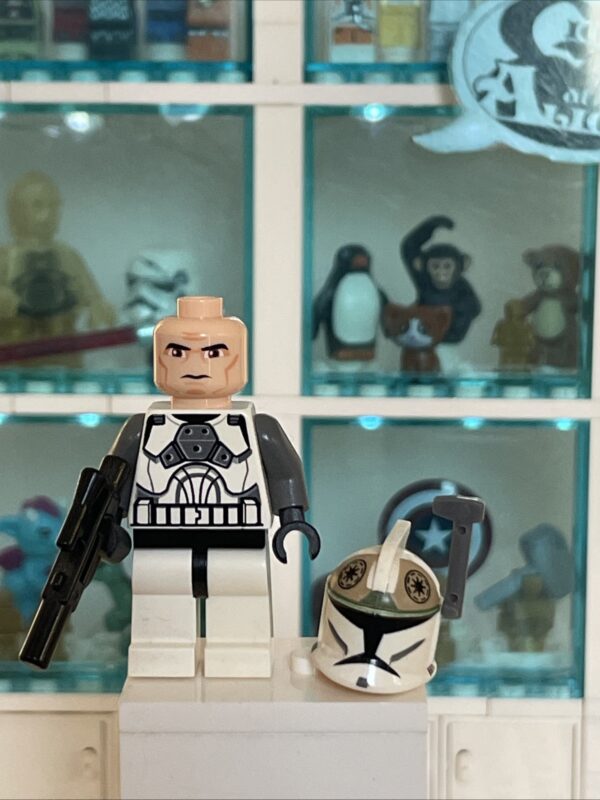LEGO Minifigure - CLONE TROOPER GUNNER sw0221  - STAR WARS minifigures - immagine 6