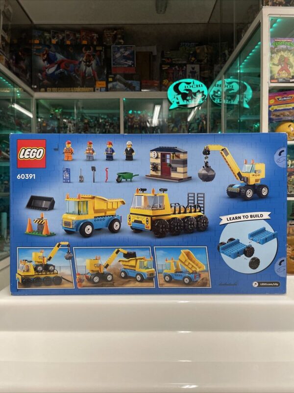 Lego City 60391  - Construction Trucks and Wrecking Ball Crane - Nuovo 4+ - immagine 3