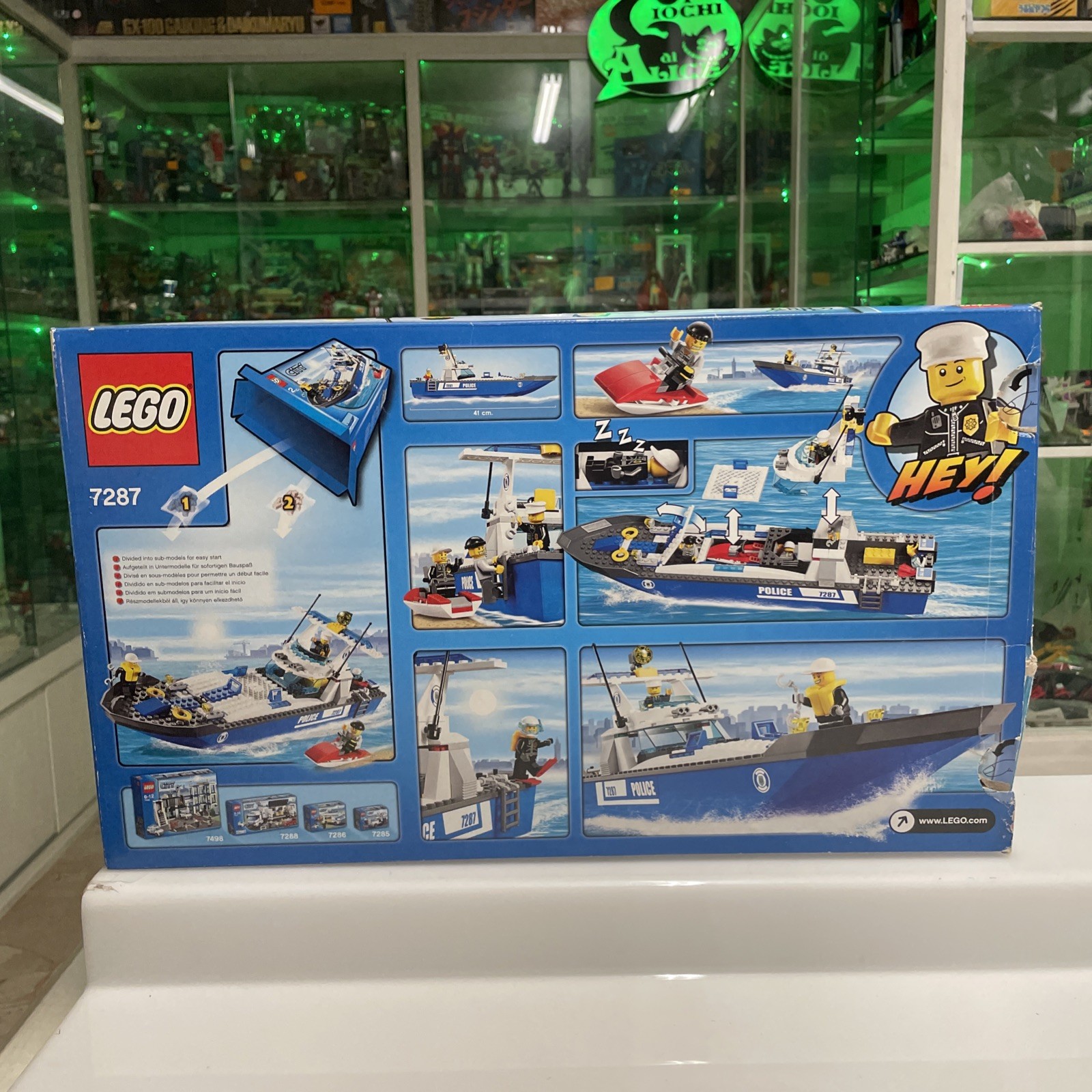 Lego City 7287 - Police Boat  - completo - immagine 3