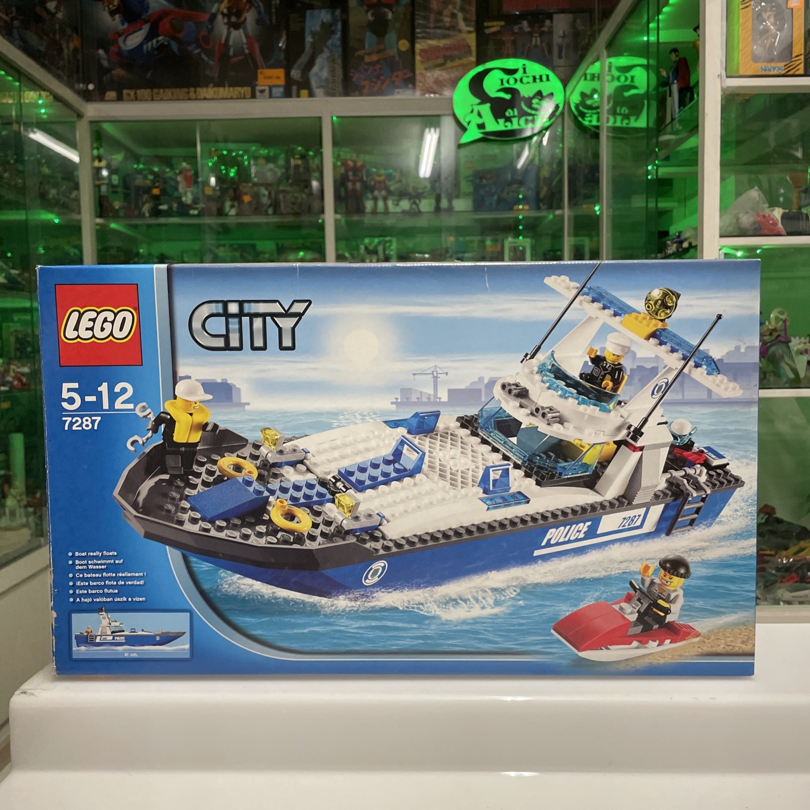 Lego City 7287 - Police Boat  - completo