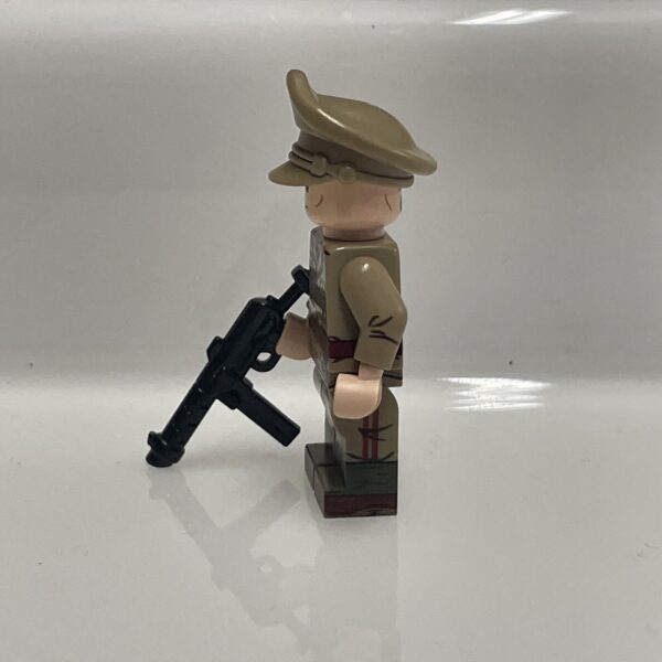 Lego VALIANT BRICKS Minifigure - Afrika Korps Ufficiale -  Military WWII - immagine 4