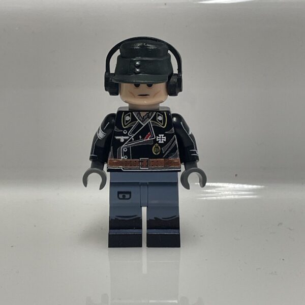 Lego VALIANT BRICKS Minifigure - Capocarro Tank Waffen SS -  Military WWII - immagine 3