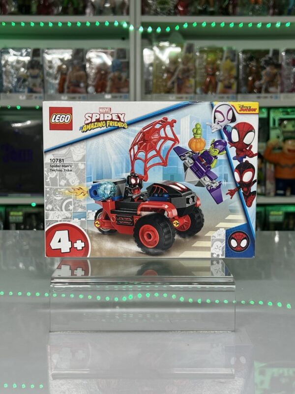 Lego prima serie Marvel - set junion 10781 Spider-Man's techno trike - immagine 3