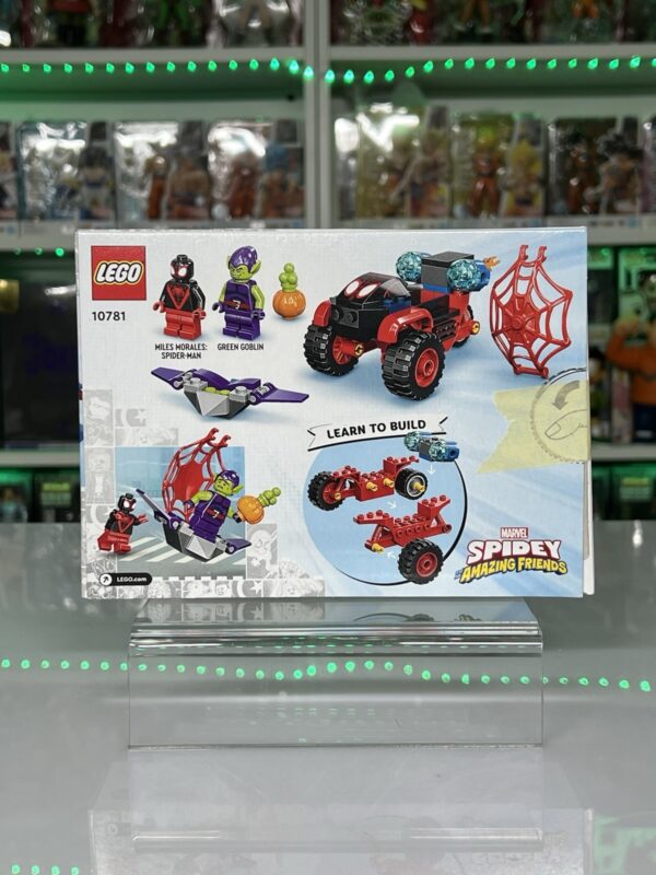 Lego prima serie Marvel - set junion 10781 Spider-Man's techno trike - immagine 4
