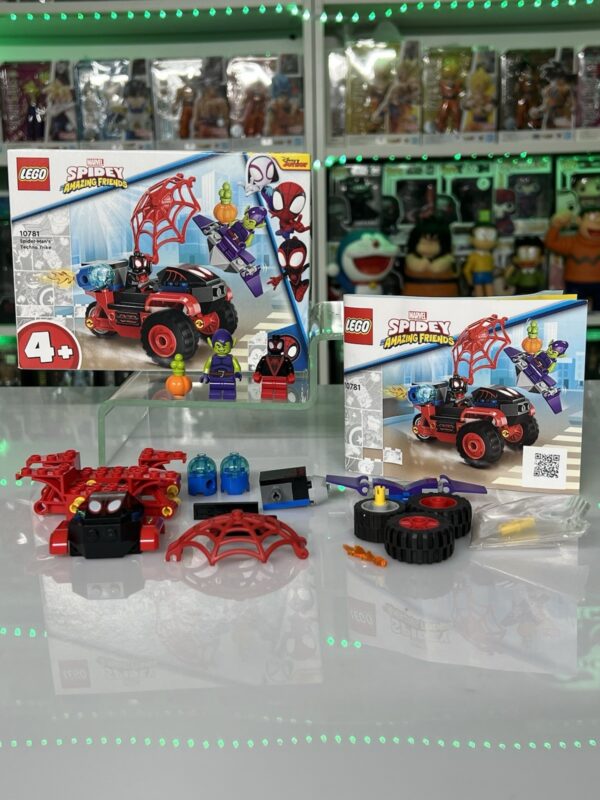 Lego prima serie Marvel - set junion 10781 Spider-Man's techno trike - immagine 5
