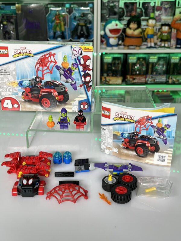 Lego prima serie Marvel - set junion 10781 Spider-Man's techno trike - immagine 6