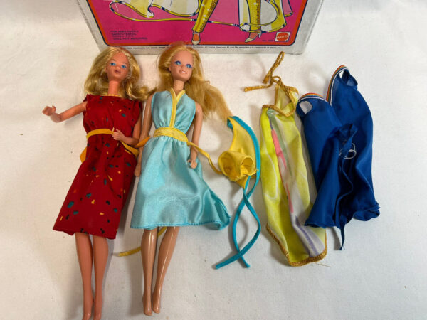 Lotto Barbie Con Valigetta Golden Dream Fashion Doll Case - immagine 6