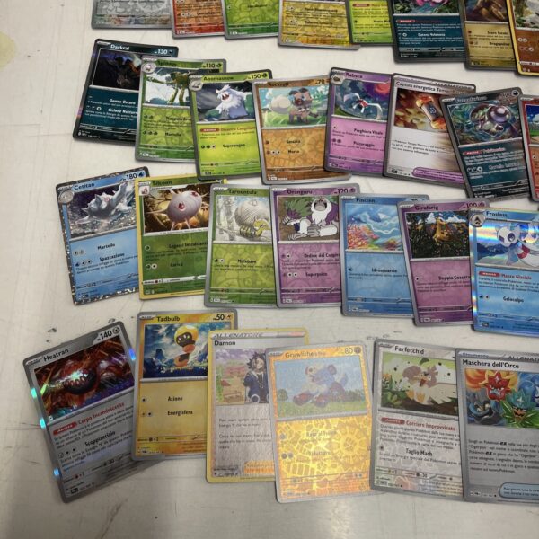 Lotto Carte Pokemon mix 500 ITA ENG JAP Rare e Brillanti Recenti Pikachu I - immagine 11