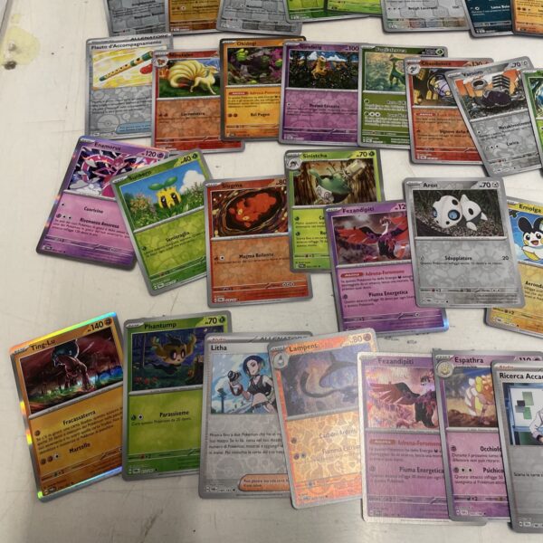 Lotto Carte Pokemon mix 500 ITA ENG JAP Rare e Brillanti Recenti Pikachu I - immagine 7
