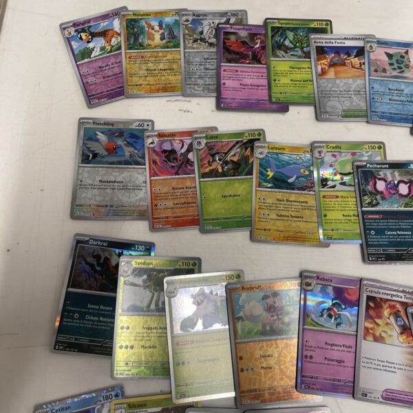 Lotto Carte Pokemon mix 500 ITA ENG JAP Rare e Brillanti Recenti Pikachu I - immagine 8
