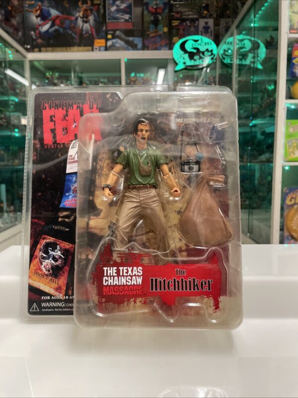 MEZCO Cinema of Fear Series 3 Texas Chainsaw Massacre Hitchhiker Figure 18cm