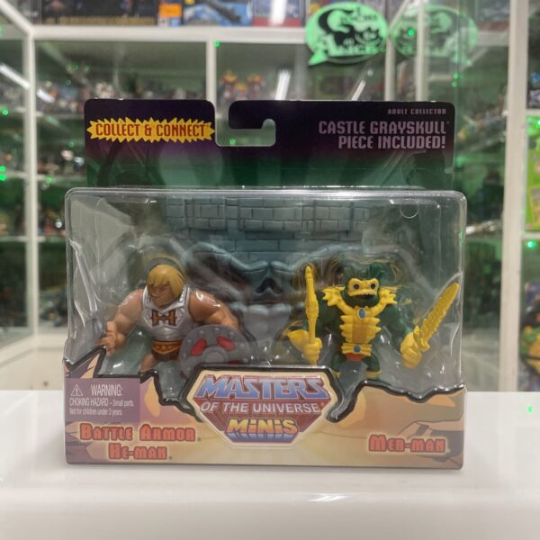 Masters of the Universe Minis Lotto serie completa 6 Pz + Grayskull Castle MOC! - immagine 4