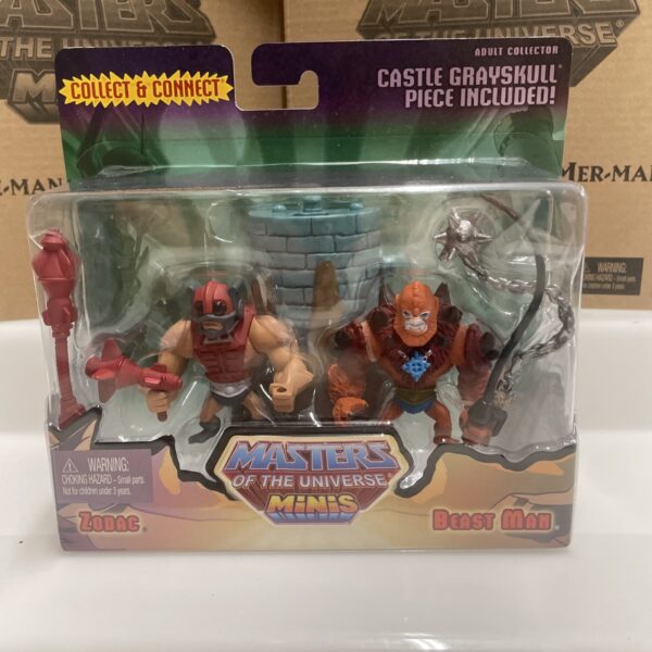 Masters of the Universe Minis Lotto serie completa 6 Pz + Grayskull Castle MOC! - immagine 5
