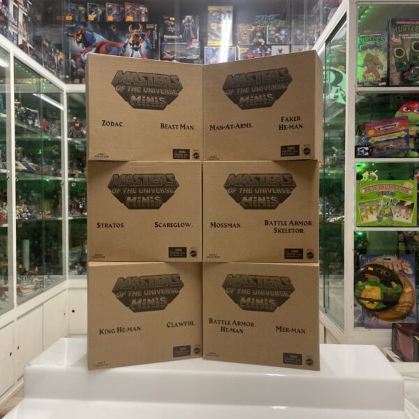 Masters of the Universe Minis Lotto serie completa 6 Pz + Grayskull Castle MOC!