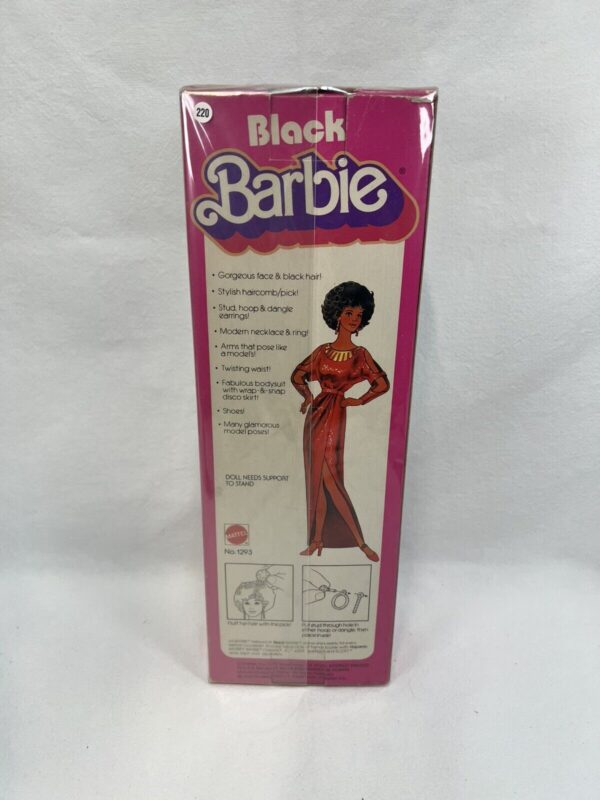 Mattel Barbie Vintage Superstar Black Ebony #1293 Mattel 1979 - immagine 4