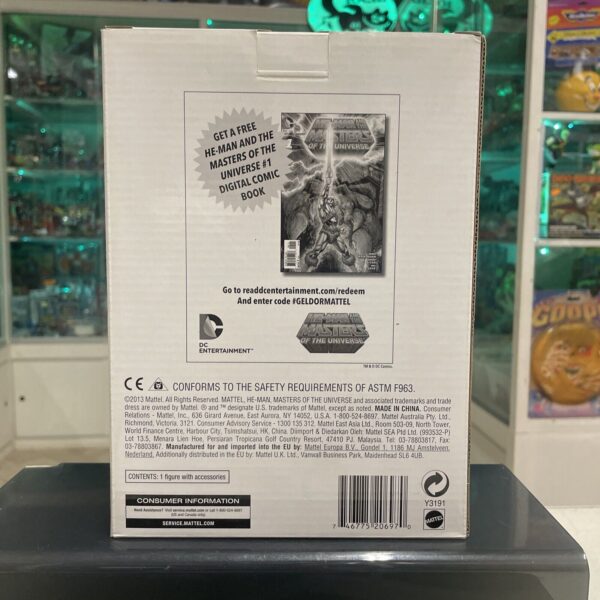 Mattel GELDOR Matticollector MOTUC Masters of the Universe Classic NUOVO - immagine 3